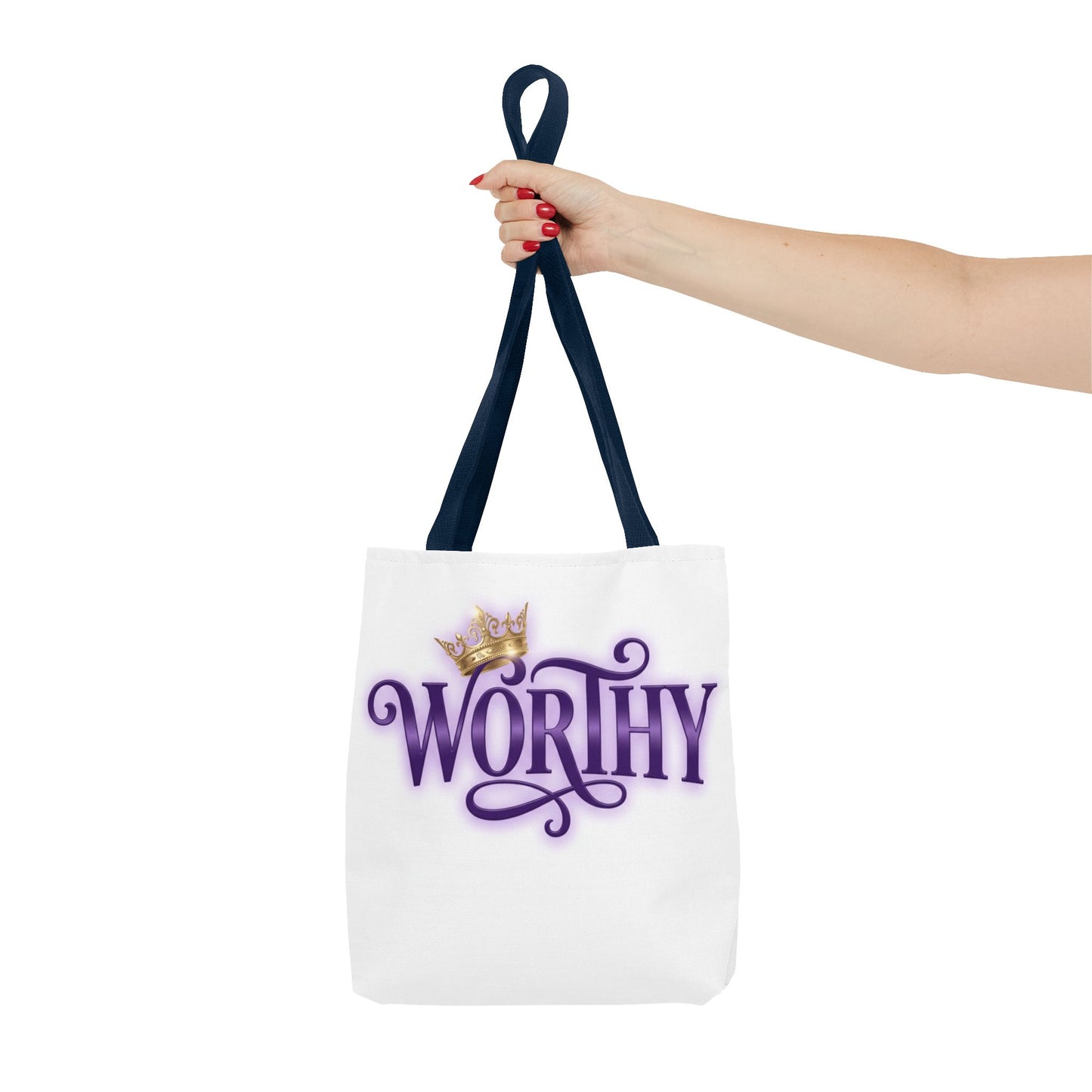 WORTHY Tote Bag with Black Handles