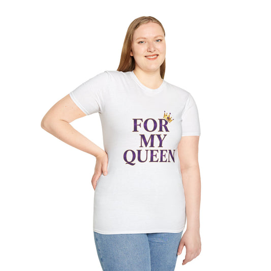 For My Queen T-Shirt — Royal Crown Graphic Tee, Gift for Wife/Girlfriend
