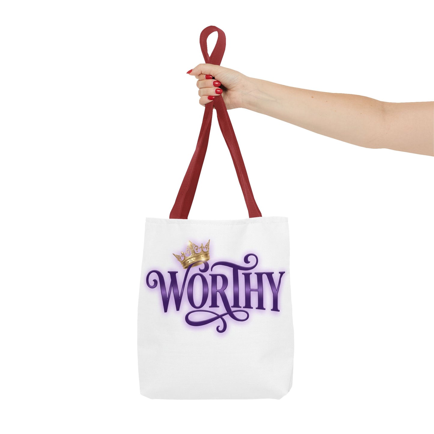 WORTHY Tote Bag with Black Handles