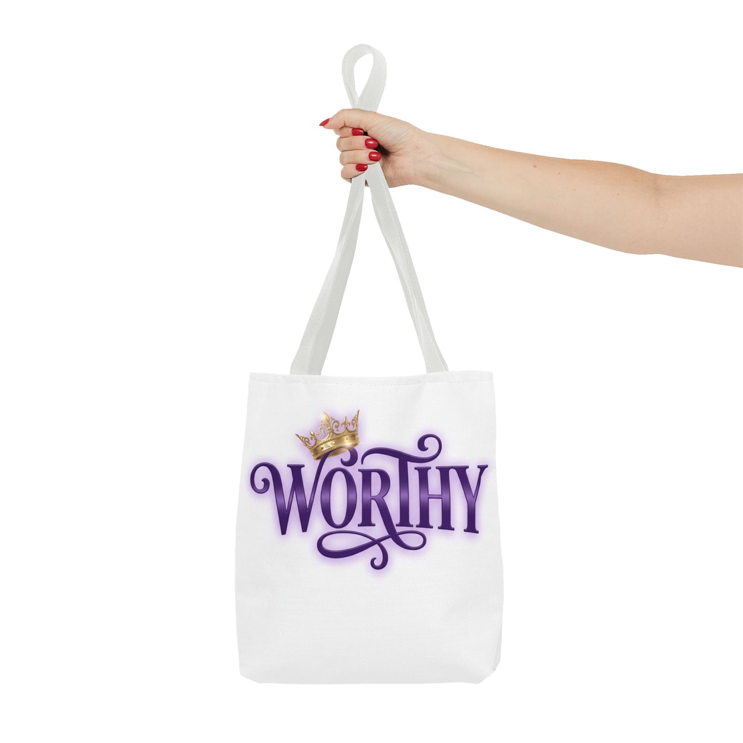 WORTHY Tote Bag with Black Handles