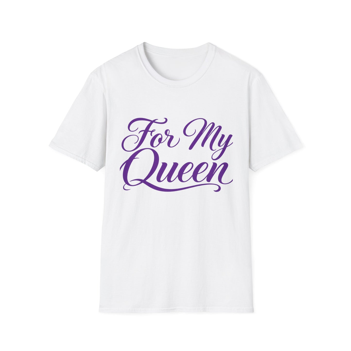 For My Queen Purple Script Tee