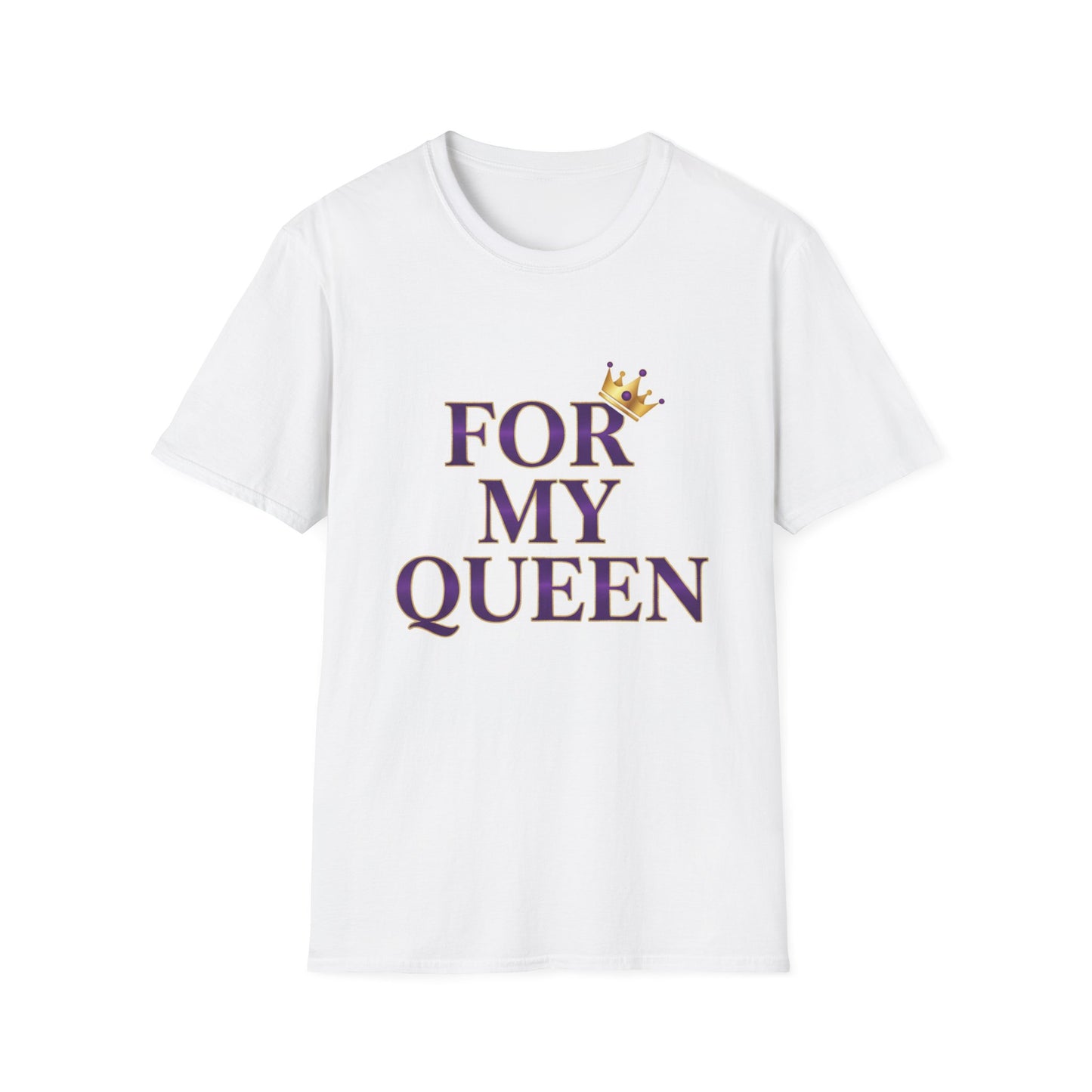 For My Queen T-Shirt — Royal Crown Graphic Tee, Gift for Wife/Girlfriend