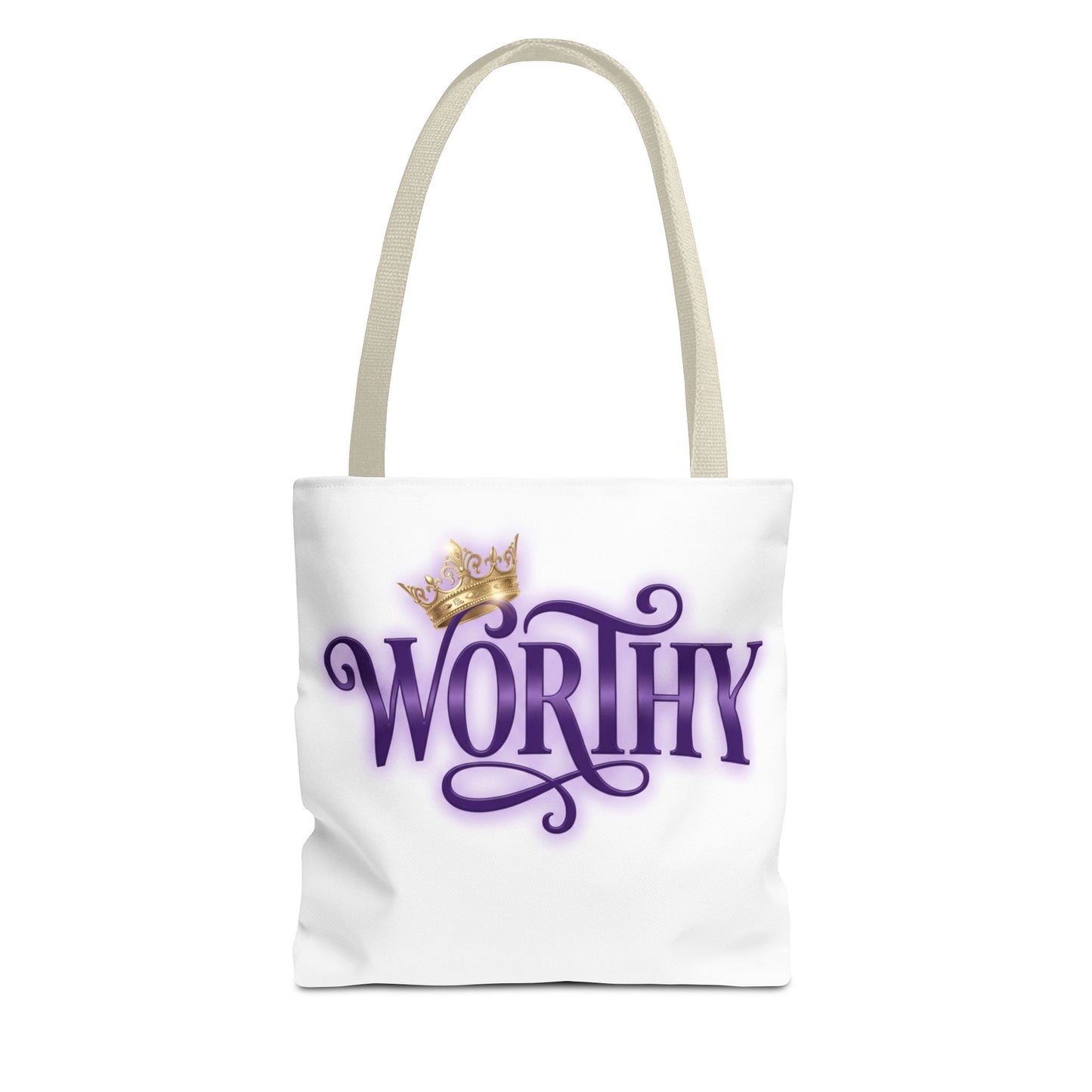 WORTHY Tote Bag with Black Handles