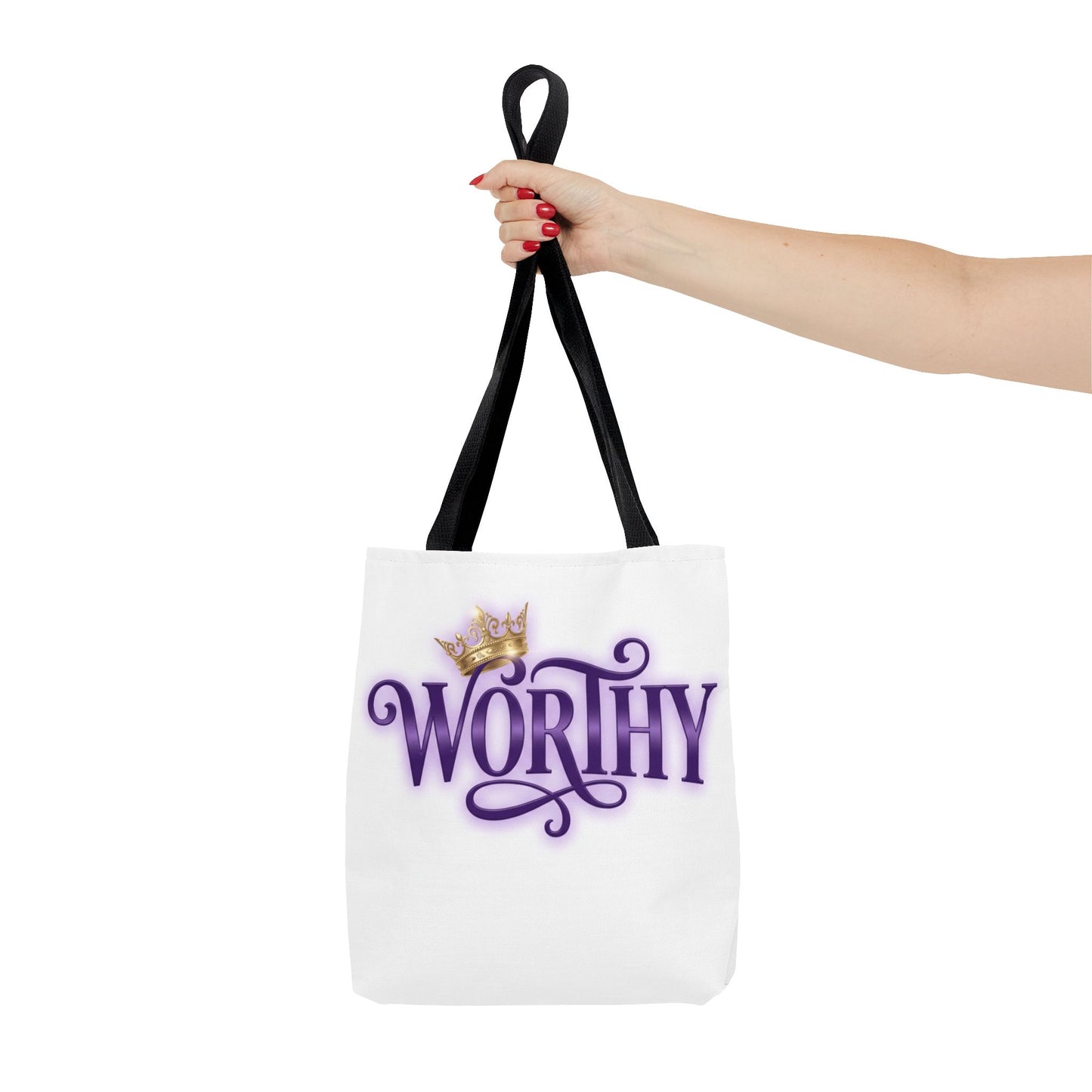 WORTHY Tote Bag with Black Handles